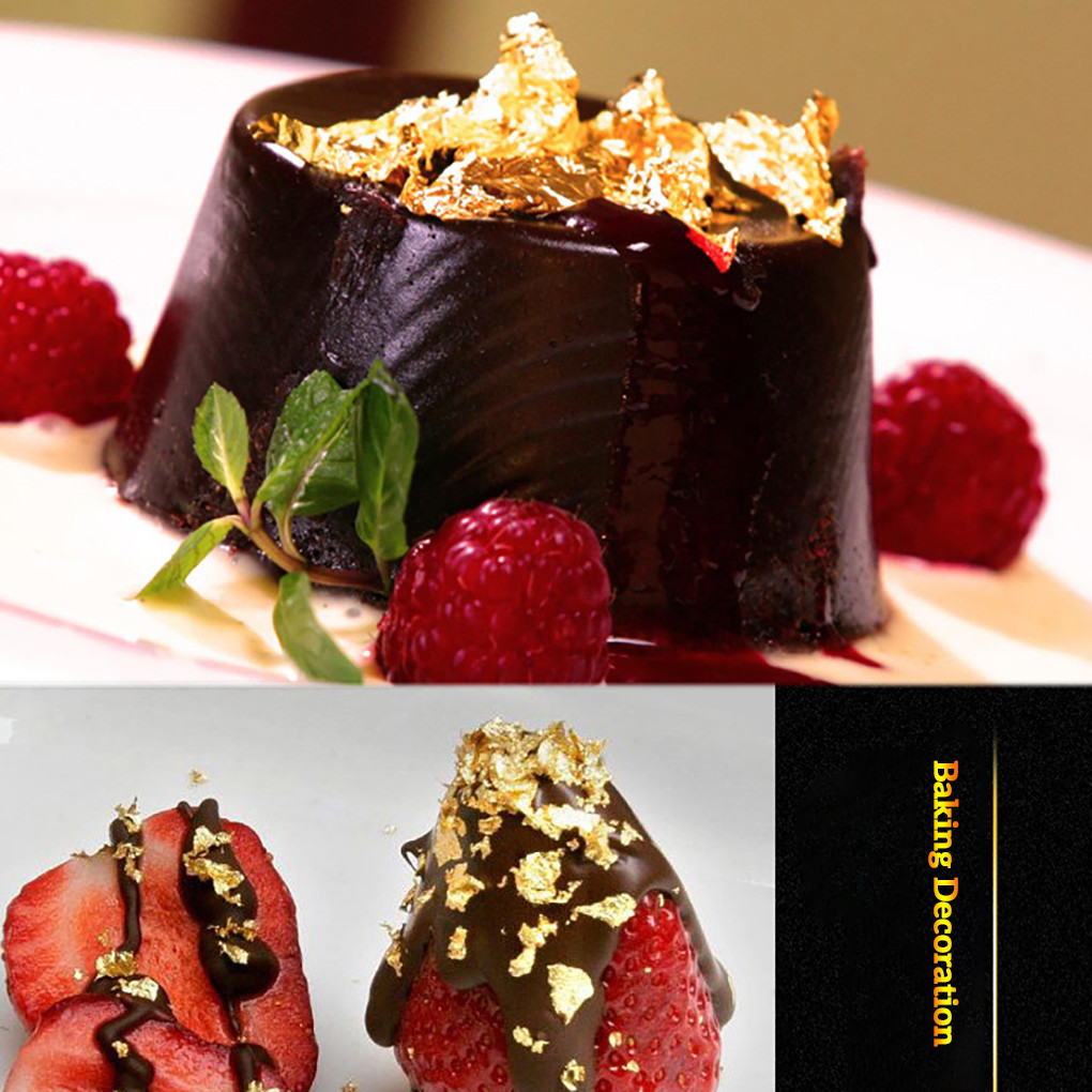 Copos Schabin de hoja de oro a - Gold Foil Flakes reseña y precio