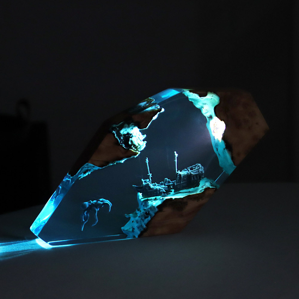 Adorno Luminoso Personalizado  - Resin Crafts reseña y precio