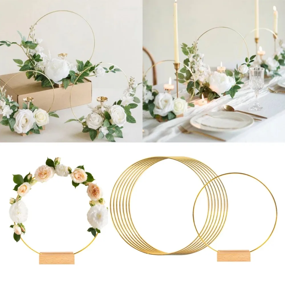 Aros de Metal Dorado de 10-50  - Wood Ring Blank reseña y precio