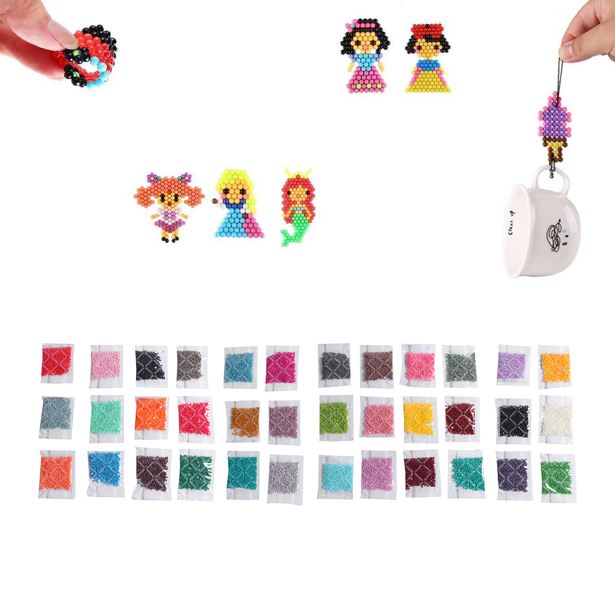 Juego de 36 diamantes redondos - Resin Craft Kit reseña y precio
